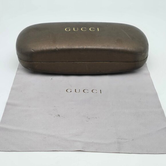 Gucci GG4214 GB5 Gloss Black Eyeglasses Frame w/ Flexhinge and Case Italy 54mm - Picture 14 of 15